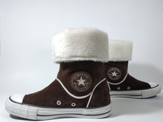 Converse * All Star. Оригинальные Кеды - Сапожки. Натуральная Замша. Размер 36,5 foto 3