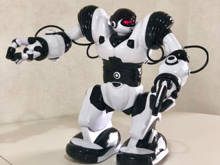 Robot - dansează /  luminează, face mișcări la comandă (programabil)
