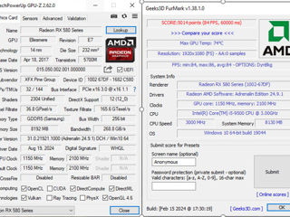 GTX1070 TI 8GB, RX580 8GB, RX480 4-8GB, GTX1060 6GB foto 3