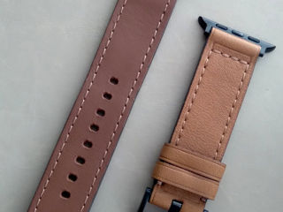 Ремешки для  часов apple watch из натуральной кожи. Ручная работа. foto 14