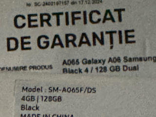 Galaxy A06 5G 128GB  Black Sigilat! foto 2