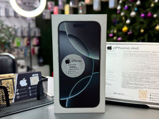 iPhone 16 Pro 256GB NOU, DESPACHETAT !!! (Magazin/Магазин/Store)(Garanție/Гарантия/Warranty)