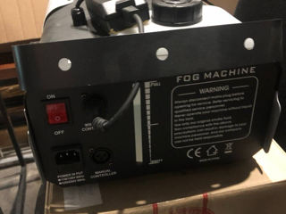 Дым машина / Fog machine с подсветкой 1500W foto 3