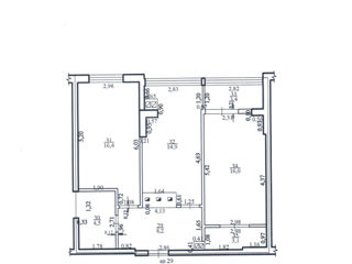 Apartament cu 2 camere, 66 m², Centru, Orhei foto 11