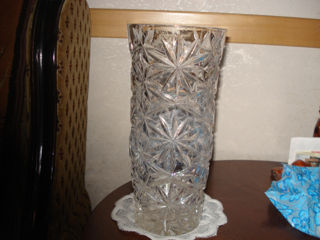 Vaza de flori de kristal