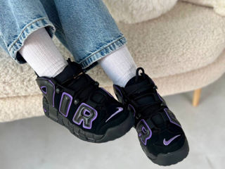 Nike Air More Uptempo Black/Violet foto 4