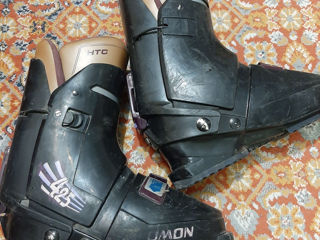 Лыжные ботинки Salomon Htc 425. Размер 330. Цвет - черный.