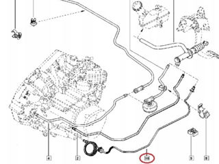 Продам трубка сцепления Renault 308513606R