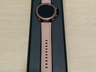 Внимание - топовая версия lte samsung galaxy watch 3 41mm bronze -новые ! в подарок защитное стекло foto 3