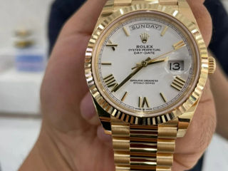 Rolex Oyster Perpetual Day-Date 40mm Aur Alb foto 2