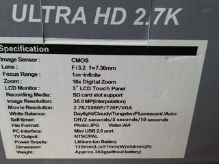 Camera ULTRA HD 2,7K foto 3