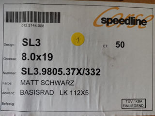 Jante Orig SpeedLine R19 Audi VW Skoda фото 6