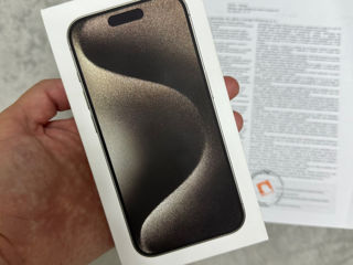 iPhone 15 Pro 256GB Natural Titanium Garaitie foto 3