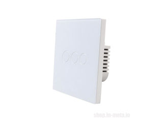 DME211 Switch Zigbee Tuya No Neutral, Glass. Умный переключатель. foto 3