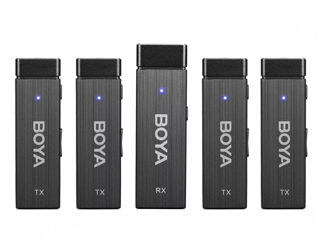 BOYA BY-W4 Wireless Lavalier Microphones