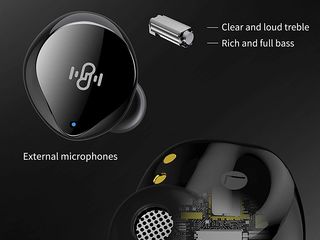 Wireless Headphones, Bluetooth casti earbuds Беспроводные наушники foto 2