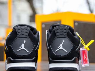 Nike Air Jordan 4 Retro Black Canvas cu blana / с мехом foto 5