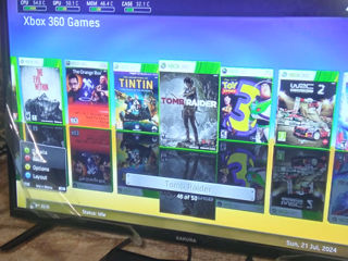 Продам Xbox 360 + 50 игр, понастоящему ухоженный, без пыли и грязи,прошитый - 2000 лей