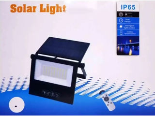 Projector cu panou solar JX 010 100W Lampa solară pe stâlp JX 010 100W este soluția ideală pentru il foto 9