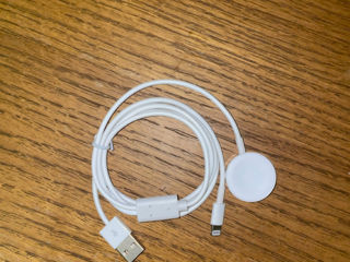 Зарядное устройство 2 в 1 для IPhone и Apple Watch foto 1