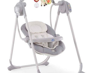 Кресло-качалка Chicco Polly Swing Up Silver