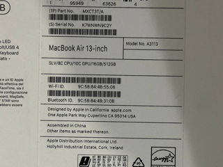 MacBook Air 13 M3 Space Gray 16/512Gb Apple foto 4