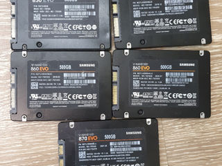 SSD Samsung , 850, 860 EVO, 256 gb, 120 gb foto 8