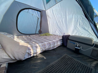 Ghiozdane camping Noi cu cort waterproof 3 persoane, saltea gonflabila, panou solar, Livrare foto 6