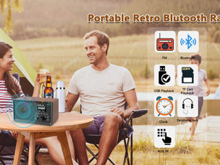 Портативное радио Bluetooth FM foto 4