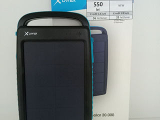 Xlayer Powerbank solar 20000 mAh - 450 Lei pret nou