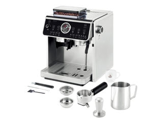 Espressor Zass ZEM 11, cafea boabe, 20 bar, 2800 W, capacitate 2.7 litri, functie de spumare lapte foto 4