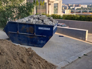 Container pentru evacuarea deseurilor gunoi бункер мусор отходы
