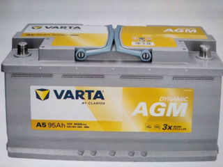 Baterii auto Varta Blue Dinamik,Varta Silver Dinamik,Bosch S5,S6,Mutlu,Halk,Exide-AGM-Gel,Start-Stop foto 0