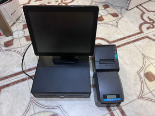 SET - Calculator, printer fiscal, imprimanta prececuri și ladiță bani foto 1