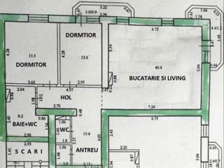 Apartament cu 3 camere, 98 m², Botanica, Chișinău foto 12