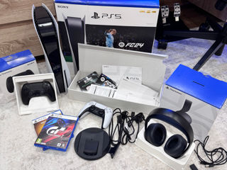 Sony PS5 (Disc) + Dualsense + Pulse 3D + 2 game