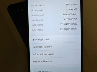 Galaxy A03 stare foarte bună foto 3