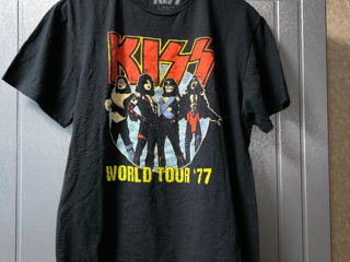 Kiss tour 77 винтажная оригинальная футболка размер M foto 5