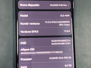 Vînd Huawei P40 Pro foto 3