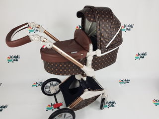 Новая детская коляска Hot Mom 2в1 Луи Витон 360 градусов аналог mima xar foto 6