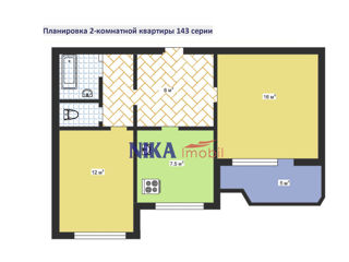 Apartament cu 2 camere, 55 m², Râșcani, Chișinău foto 2