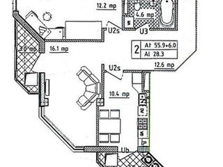 Bloc nou. 2 - odai / Varianta alba. 65 m2 foto 4