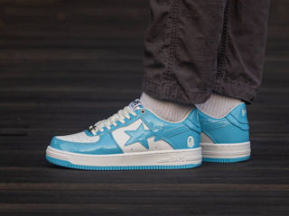 A Bathing Ape Bape Sta Patent Blue Unisex foto 7