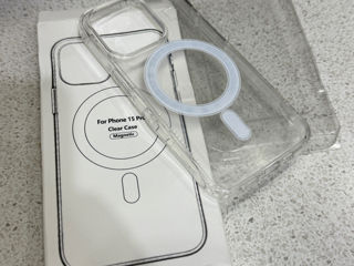 Чехол для IPhone 15 Pro Clear Case ( Magnetic ) foto 2