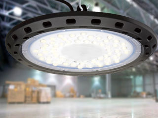 Iluminat industrial LED, corpuri de iluminat suspendate, panlight, proiectoare cu LED, OSRAM foto 1