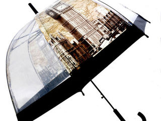 Прозрачные зонты и зонты с принтом! Цена 99 лей foto 1