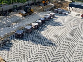 Aranjam pavaj, укладка тротуарной плитки