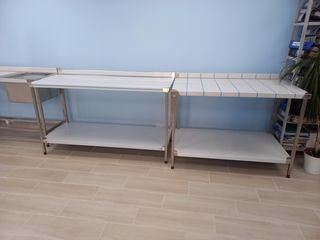 Mobilier din inox pentru bucatarii profesionale, prelucrare, procesare, preparare produse alimentare