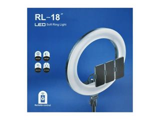 Кольцевая светодиодная лампа RL-18 45 см / Lampa inelara originala foto 2