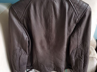 Коричневая куртка, натуральная кожа, Испания, размер S foto 7